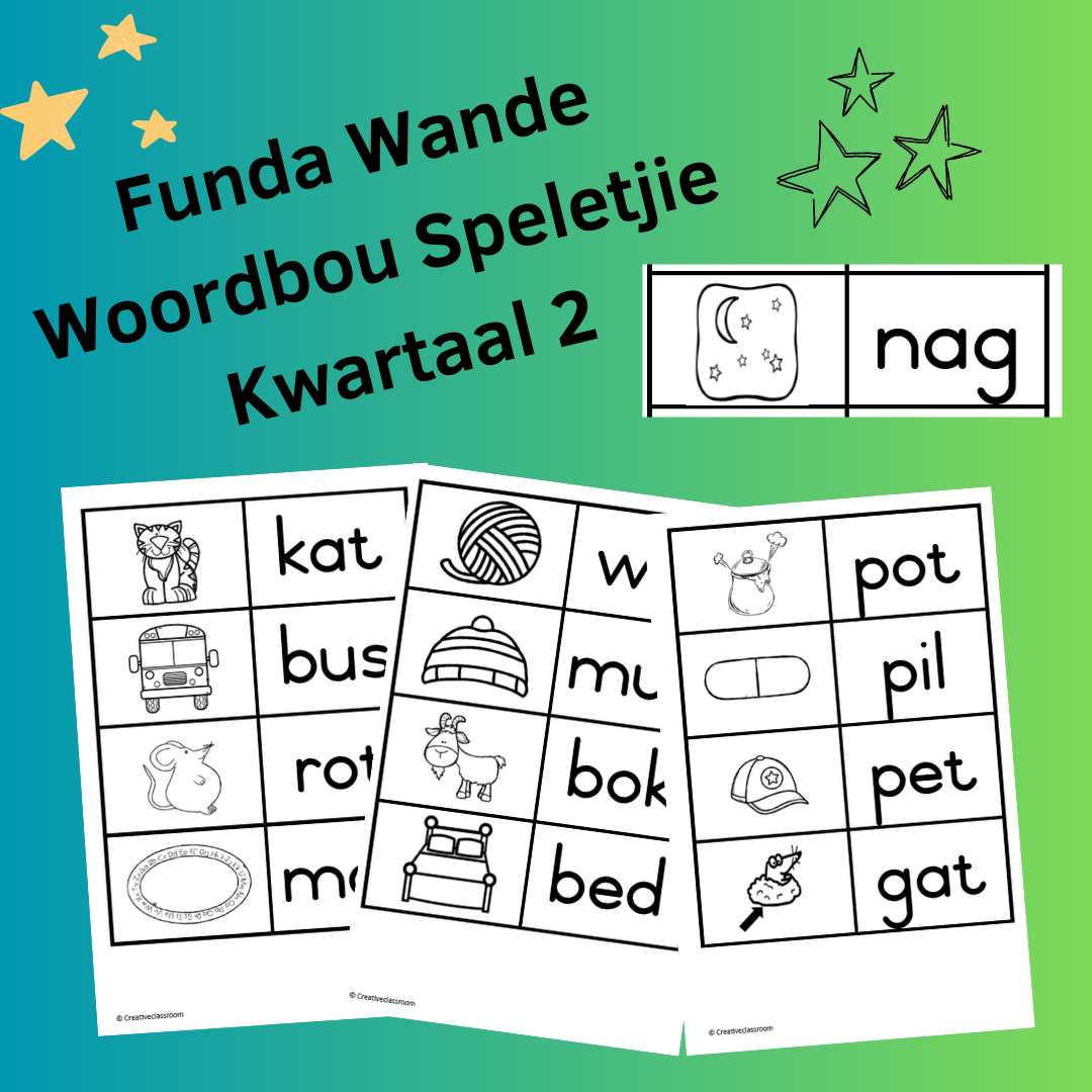 Funda Wande Woordbou Speletjie • Teacha!