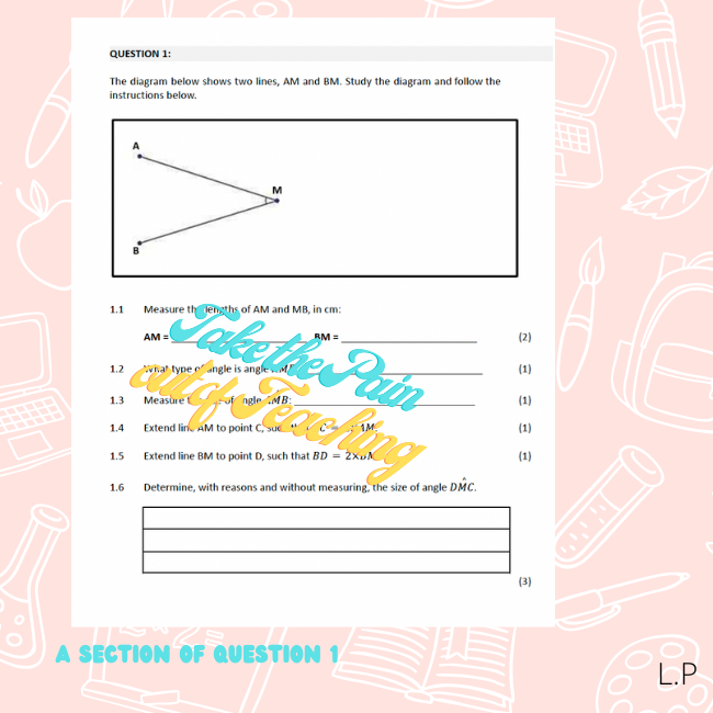 Gr7 Mathematics Project Term 3 2023/2024 ATP • Teacha!