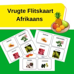 Vrugte Flitskaart Afrikaans • Teacha!