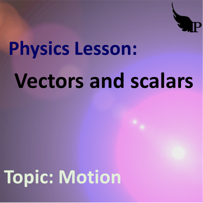 Vectors And Scalars – Physics Lesson P1a (Motion) • Teacha!