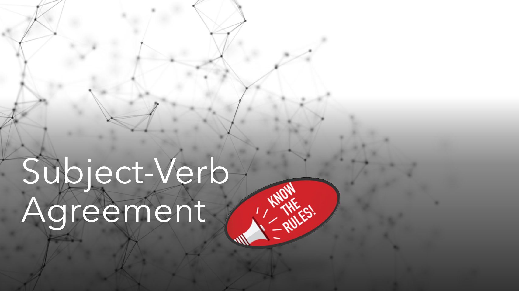 SubjectVerb Agreement Structures of English • Teacha!