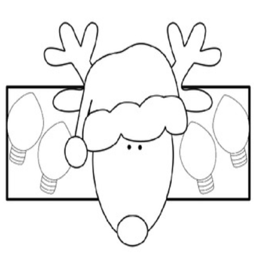 Christmas Reindeer Hat Pattern • Teacha!