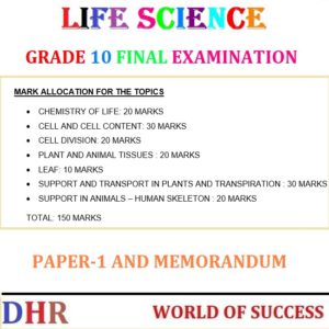 life science paper 1 essays