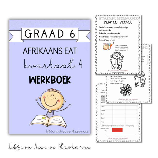 Graad 6 Afrikaans EAT kwartaal 4 VOLLEDIGE PAKKET • Teacha!