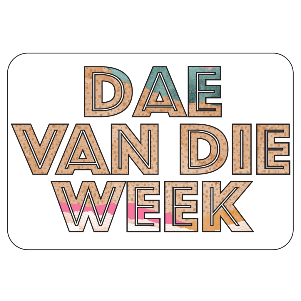 Days Of The Week Afrikaans • Teacha