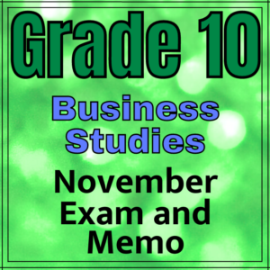 business studies presentation grade 10 memorandum term 3