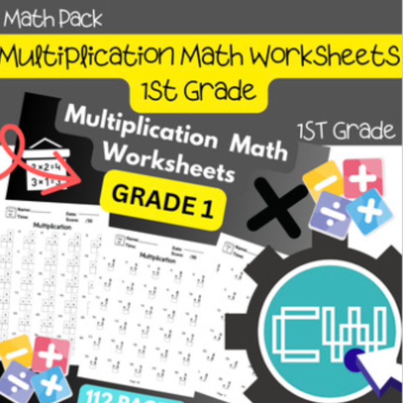 –　Teacha!　Grade　Multiplication　Workbook　•　1:　Pages)　Math　(112