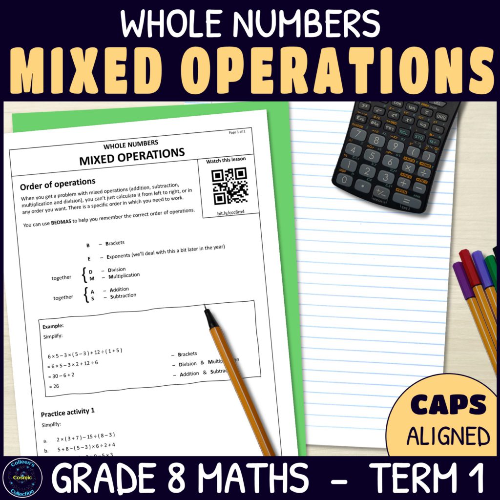 Addition And Subtraction In Algebra Lesson Worksheets – Grade 8 Maths ...