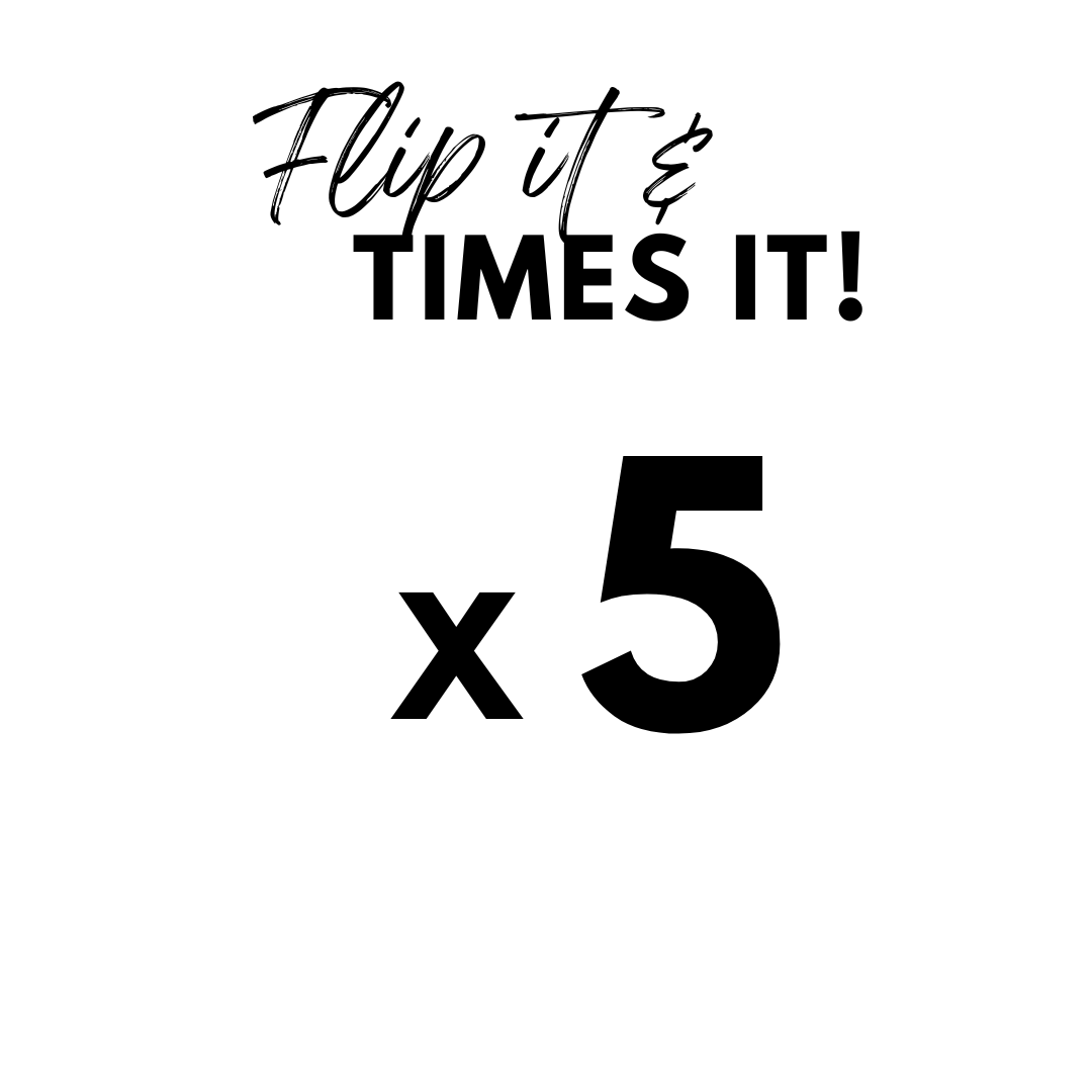 Flip it & Times it x5 Practice Printable Game • Teacha!