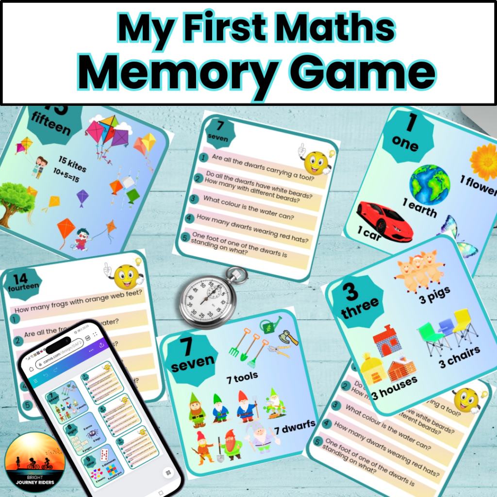 First Maths Memory Game Challenge • Teacha!