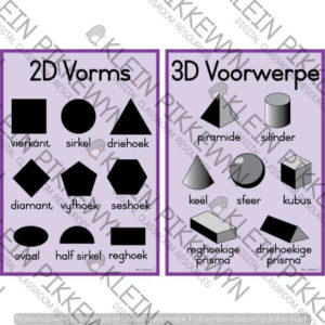 2D Vorms en 3D Voorwerpe (PERS) • Teacha!