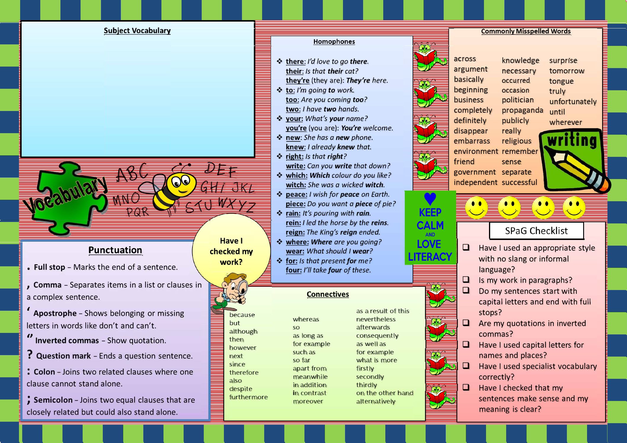 Literacy Table Mat • Teacha!