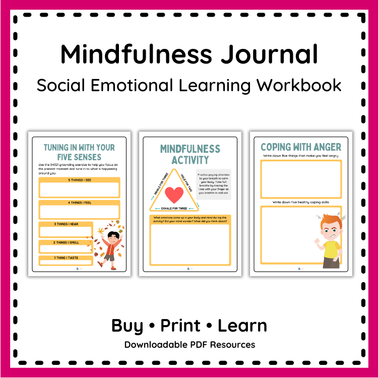 Mindfulness Journal for Kids • Teacha!