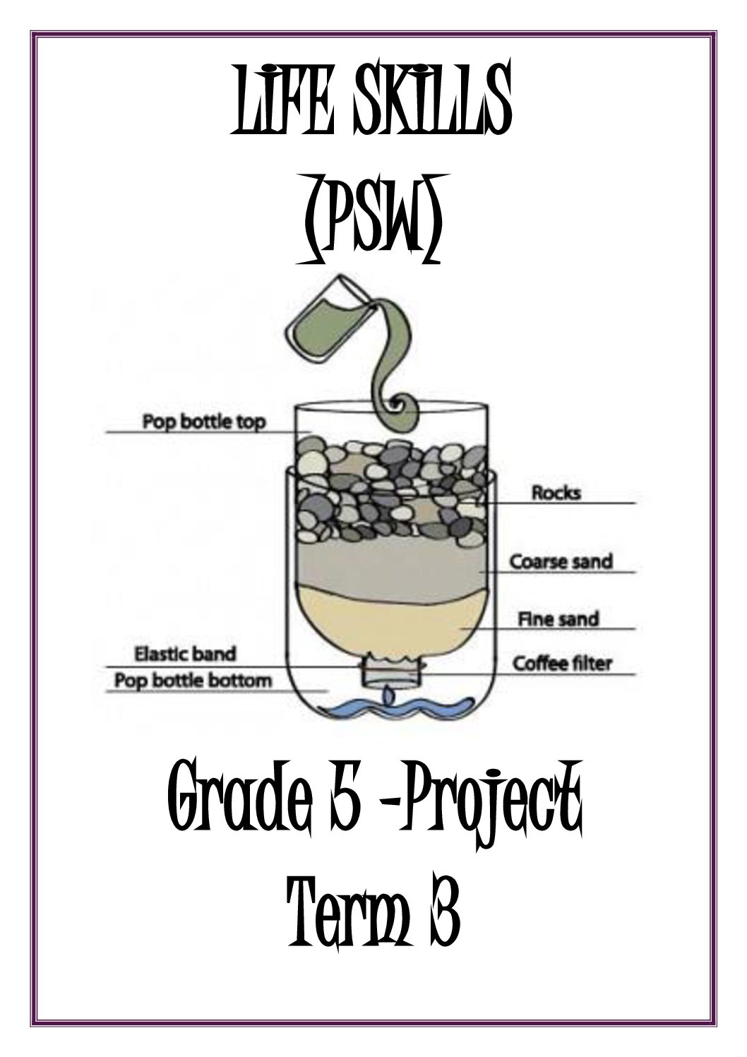 Life Skills (PSW) Grade 6 – Project Term 3 • Teacha!