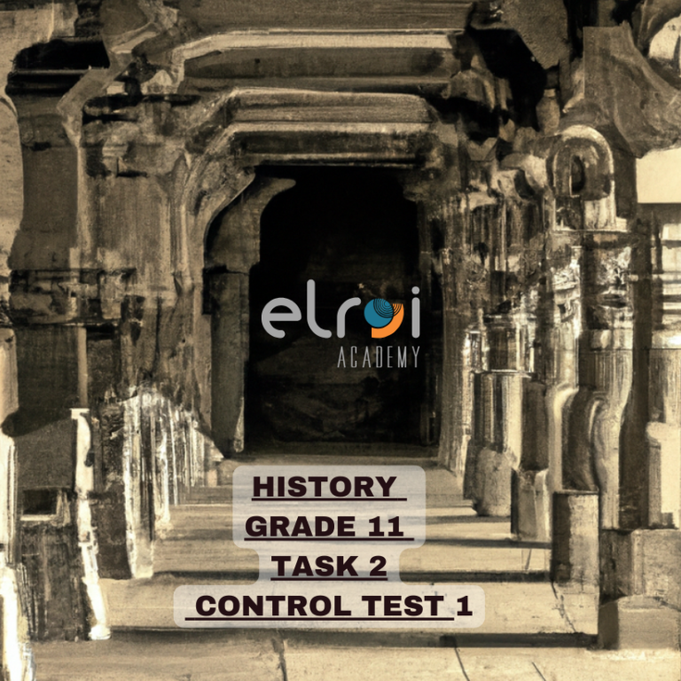 2024 Grade 11 History Task 2 Control Test 1 • Teacha!