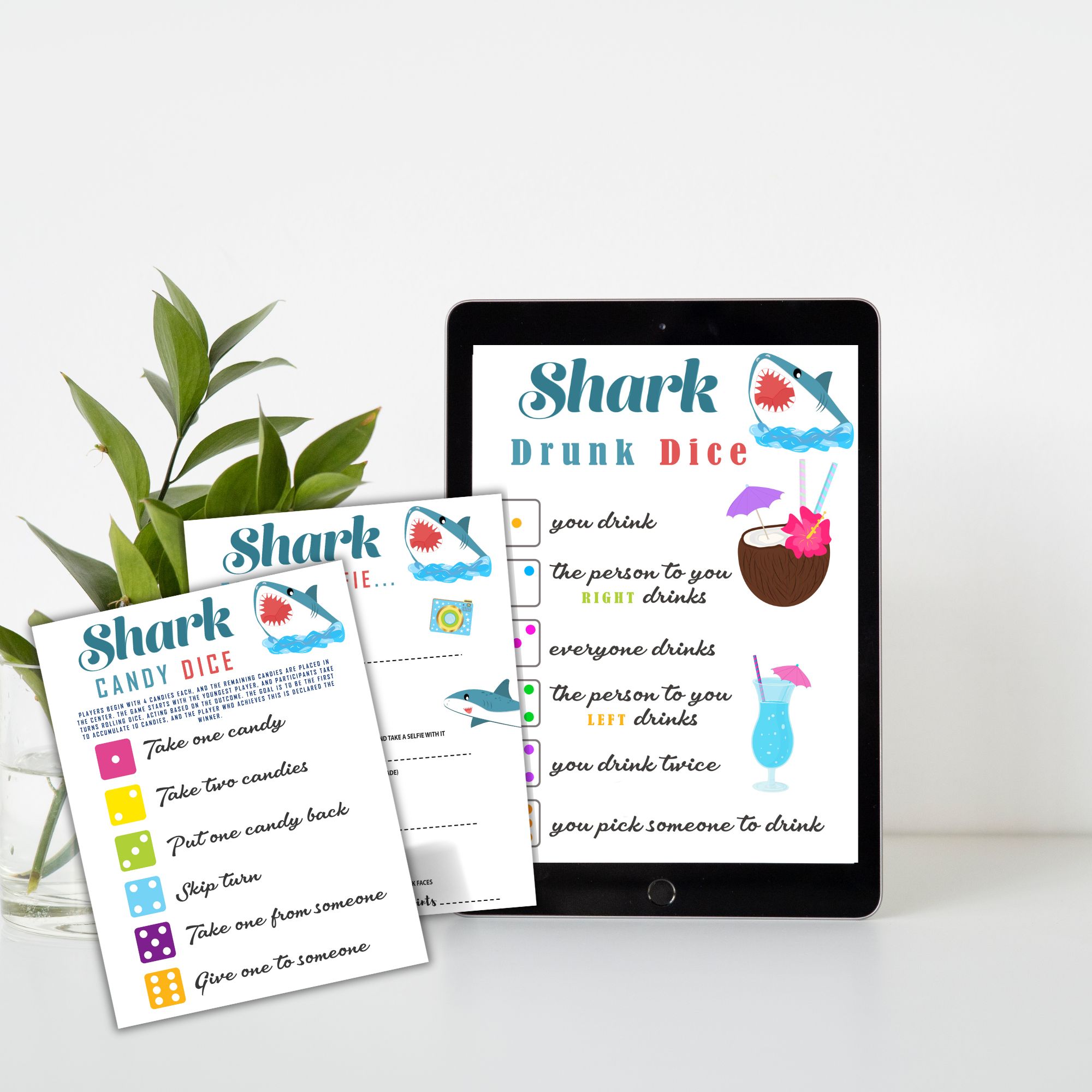 Shark Games for Kids Shark Classroom Week Activities Jaws Birthday Party  Ocean Sea Creatures • Teacha!