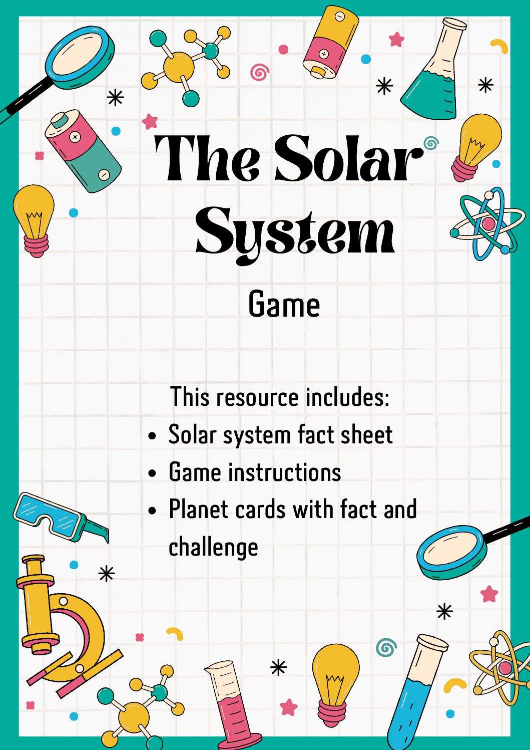 Natural Science Solar System game • Teacha!