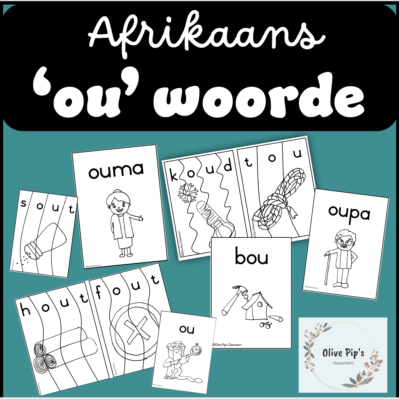 Afrikaans “ou” woorde • Teacha!